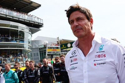 Toto Wolff (GER) Mercedes AMG F1 Shareholder and Executive Director on the grid. Formula 1 World Championship, Rd 15,