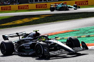 Lewis Hamilton (GBR) Mercedes AMG F1 W14. Formula 1 World Championship, Rd 15, Italian Grand Prix, Monza, Italy, Race