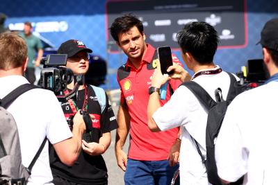 Carlos Sainz Jr (ESP) Ferrari. Formula 1 World Championship, Rd 17, Japanese Grand Prix, Suzuka, Japan, Practice Day. -