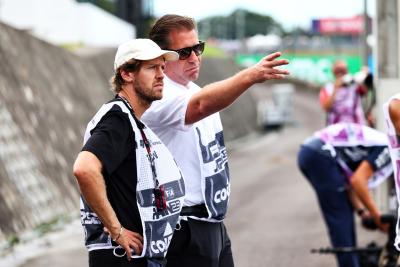 Sebastian Vettel (GER) trackside. Formula 1 World Championship, Rd 17, Japanese Grand Prix, Suzuka, Japan, Practice