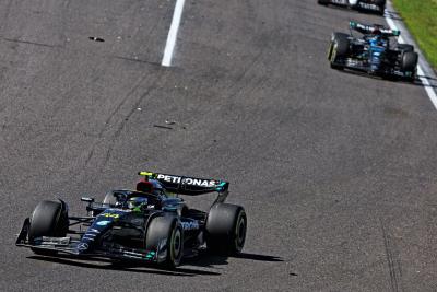 Lewis Hamilton (GBR) Mercedes AMG F1 W14. Formula 1 World Championship, Rd 17, Japanese Grand Prix, Suzuka, Japan, Race