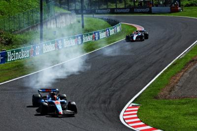Alexander Albon (THA ) Williams Racing FW45.Kejuaraan Dunia Formula 1, Rd 17, Grand Prix Jepang, Suzuka, Jepang, Balapan