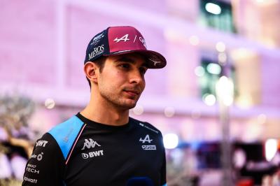 Esteban Ocon (FRA), Alpine F1 Team Formula 1 World Championship, Rd 18, Qatar Grand Prix, Doha, Qatar, Preparation Day.-