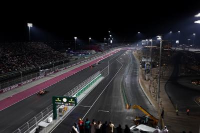 Sergio Perez (MEX) Red Bull Racing RB19. Formula 1 World Championship, Rd 18, Qatar Grand Prix, Doha, Qatar, Race Day.
-