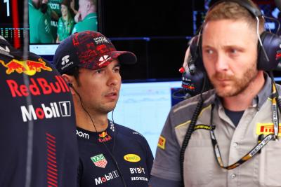 Sergio Perez (MEX ) Red Bull Racing.Kejuaraan Dunia Formula 1, Rd 19, Grand Prix Amerika Serikat, Austin, Texas, AS,