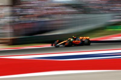 Lando Norris (GBR) McLaren MCL60. Formula 1 World Championship, Rd 19, United States Grand Prix, Austin, Texas, USA,