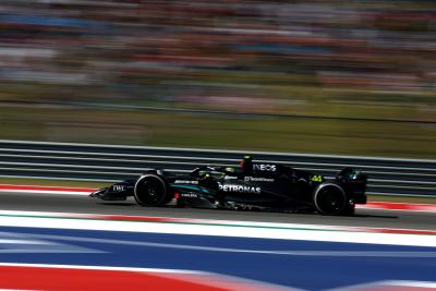 Lewis Hamilton (GBR) Mercedes AMG F1 W14. Kejuaraan Dunia Formula 1, Rd 19, Grand Prix Amerika Serikat, Austin, Texas,