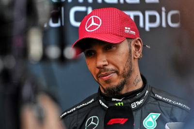 Lewis Hamilton (GBR) Mercedes AMG F1 in qualifying parc ferme. Formula 1 World Championship, Rd 19, United States Grand