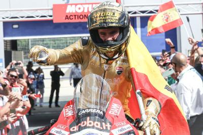 Alvaro Bautista, Race 1, Spanish WorldSBK, 28 October