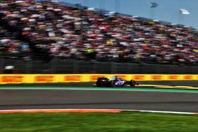 Esteban Ocon (FRA) Alpine F1 Team A523 runs wide. Formula 1 World Championship, Rd 20, Mexican Grand Prix, Mexico City,