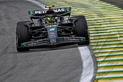 Lewis Hamilton (GBR) Mercedes AMG F1 W14. Formula 1 World Championship, Rd 21, Brazilian Grand Prix, Sao Paulo, Brazil,