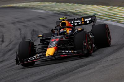 Sergio Perez (MEX) Red Bull Racing RB19. Formula 1 World Championship, Rd 21, Brazilian Grand Prix, Sao Paulo, Brazil,