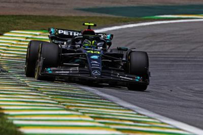 Lewis Hamilton (GBR) Mercedes AMG F1 W14. Formula 1 World Championship, Rd 21, Brazilian Grand Prix, Sao Paulo, Brazil,