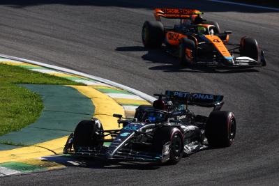 George Russell (GBR ) Mercedes AMG F1 W14.Kejuaraan Dunia Formula 1, Rd 21, Grand Prix Brasil, Sao Paulo, Brasil,