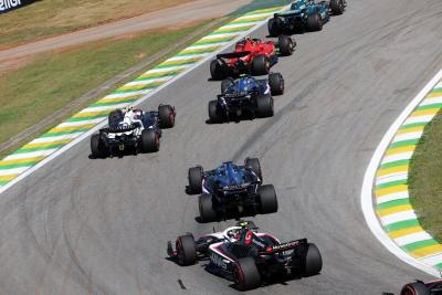 Nico Hulkenberg (GER) Haas VF-23. Formula 1 World Championship, Rd 21, Brazilian Grand Prix, Sao Paulo, Brazil, Race