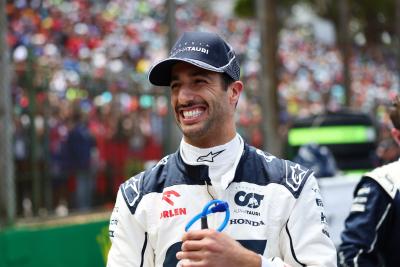 Daniel Ricciardo (AUS) AlphaTauri on the grid. Formula 1 World Championship, Rd 21, Brazilian Grand Prix, Sao Paulo,