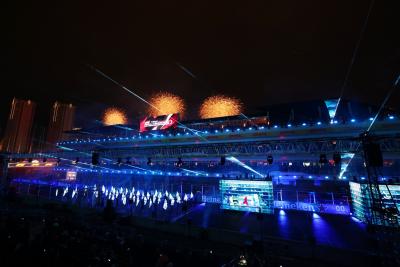 Circuit atmosphere - Opening Ceremony. Formula 1 World Championship, Rd 22, Las Vegas Grand Prix, Las Vegas, Nevada, USA,