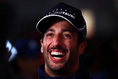 Daniel Ricciardo (AUS) AlphaTauri. Formula 1 World Championship, Rd 22, Las Vegas Grand Prix, Las Vegas, Nevada, USA,