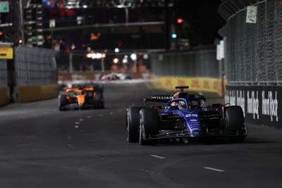 Alexander Albon (THA) Williams Racing FW45. Formula 1 World Championship, Rd 22, Las Vegas Grand Prix, Las Vegas, Nevada,