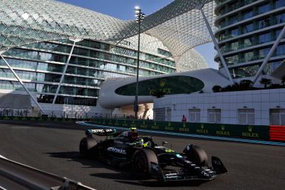 Lewis Hamilton (GBR) Mercedes AMG F1 W14. Formula 1 World Championship, Rd 23, Abu Dhabi Grand Prix, Yas Marina Circuit,