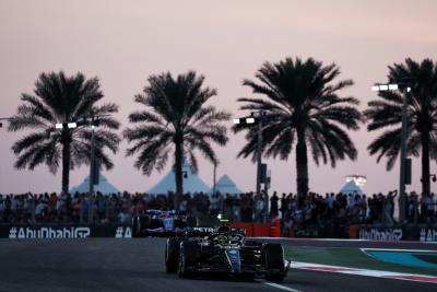 Lewis Hamilton (GBR) Mercedes AMG F1 W14. Formula 1 World Championship, Rd 23, Abu Dhabi Grand Prix, Yas Marina Circuit,