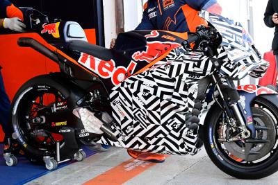 Red Bull KTM bike, Valencia MotoGP test 28 November