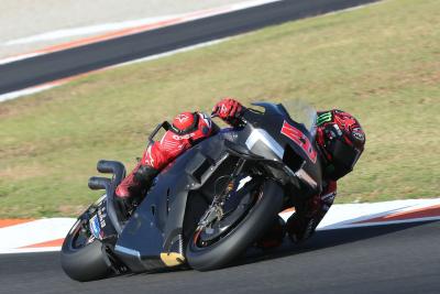 Fabio Quartararo, Valencia MotoGP test, 28 November