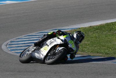 Andrea Iannone, Jerez WorldSBK test, 24 January