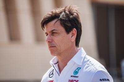 Toto Wolff (GER) Mercedes AMG F1 Shareholder and Executive Director. Formula 1 Testing, Sakhir, Bahrain, Day One.-