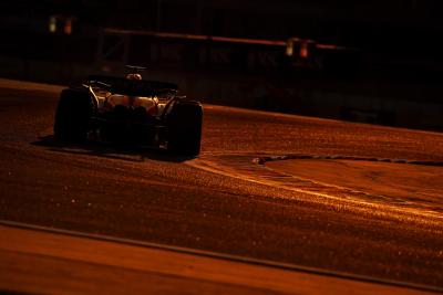 Lando Norris (GBR) McLaren MCL38. Formula 1 Testing, Sakhir, Bahrain, Day One.- www.xpbimages.com, EMail: