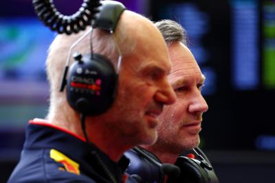 Christian Horner (GBR) Red Bull Racing Team Principal and Adrian Newey (GBR) Red Bull Racing Chief Technical Officer.