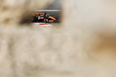 Oscar Piastri (AUS) McLaren MCL38. Formula 1 Testing, Sakhir, Bahrain, Day Three.- www.xpbimages.com, EMail: