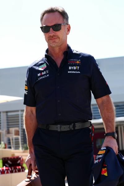 Christian Horner (GBR) Red Bull Racing Team Principal. Formula 1 World Championship, Rd 1, Bahrain Grand Prix, Sakhir,