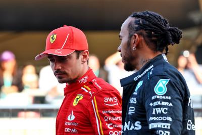 (L to R): Charles Leclerc (MON) Ferrari with Lewis Hamilton (GBR) Mercedes AMG F1. Formula 1 World Championship, Rd 1,