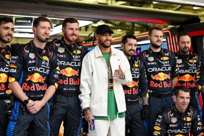 Neymar (BRA) Football Playe with Red Bull Racing. Formula 1 World Championship, Rd 1, Bahrain Grand Prix, Sakhir, Bahrain,