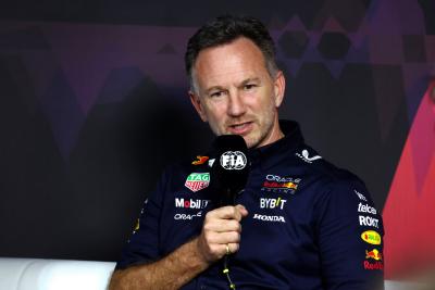 Christian Horner (GBR) Red Bull Racing Team Principal in the FIA Press Conference. Formula 1 World Championship, Rd 2,