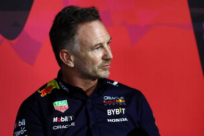 Christian Horner (GBR) Red Bull Racing Team Principal in the FIA Press Conference. Formula 1 World Championship, Rd 2,