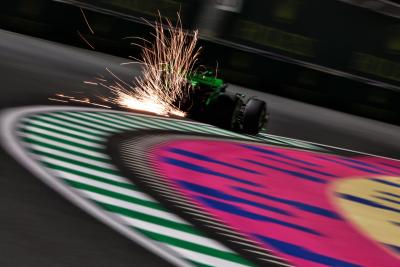 Valtteri Bottas (FIN) Sauber C44 sends sparks flying. Formula 1 World Championship, Rd 2, Saudi Arabian Grand Prix,