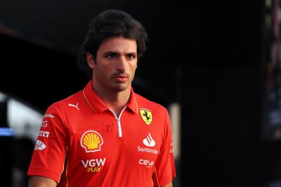 Carlos Sainz Jr (ESP) Ferrari back in the paddock a day following appendicitis surgery. Formula 1 World Championship, Rd