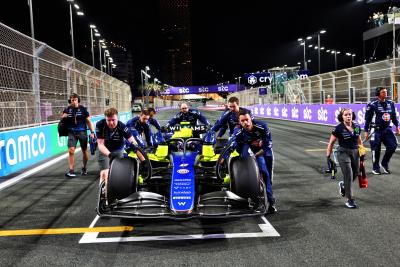 Logan Sargeant (USA) Williams Racing FW46 on the grid. Formula 1 World Championship, Rd 2, Saudi Arabian Grand Prix,