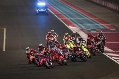 Race start, MotoGP race, Qatar MotoGP, 10 March