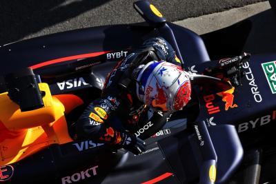 Max Verstappen (NLD) Red Bull Racing RB20 in parc ferme. Formula 1 World Championship, Rd 3, Australian Grand Prix, Albert