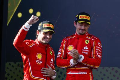 Carlos Sainz Jr (ESP), Scuderia Ferrari Charles Leclerc (FRA), Scuderia Ferrari Formula 1 World Championship, Rd 3,