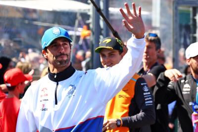 Daniel Ricciardo (AUS) RB on the drivers' parade. Formula 1 World Championship, Rd 3, Australian Grand Prix, Albert Park,