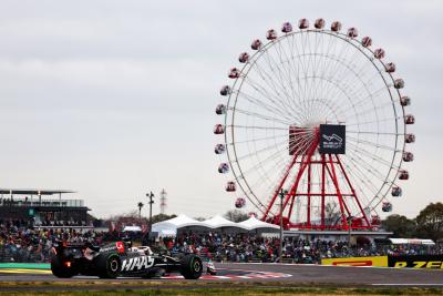 Kevin Magnussen (DEN) Haas VF-24. Formula 1 World Championship, Rd 4, Japanese Grand Prix, Suzuka, Japan, Practice Day.-