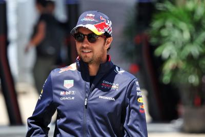 Sergio Perez (MEX) Red Bull Racing. Formula 1 World Championship, Rd 5, Chinese Grand Prix, Shanghai, China, Preparation