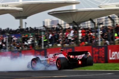 Carlos Sainz Jr (ESP) Ferrari SF-24 crashed during qualifying. Formula 1 World Championship, Rd 5, Chinese Grand Prix,