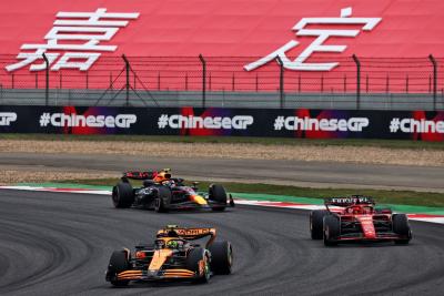 Lando Norris (GBR) McLaren MCL38. Formula 1 World Championship, Rd 5, Chinese Grand Prix, Shanghai, China, Race Day.-