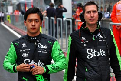 Zhou Guanyu (CHN) Sauber on the grid. Formula 1 World Championship, Rd 5, Chinese Grand Prix, Shanghai, China, Race Day.