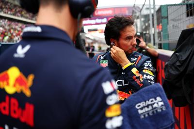 Sergio Perez (MEX) Red Bull Racing on the grid. Formula 1 World Championship, Rd 5, Chinese Grand Prix, Shanghai, China,